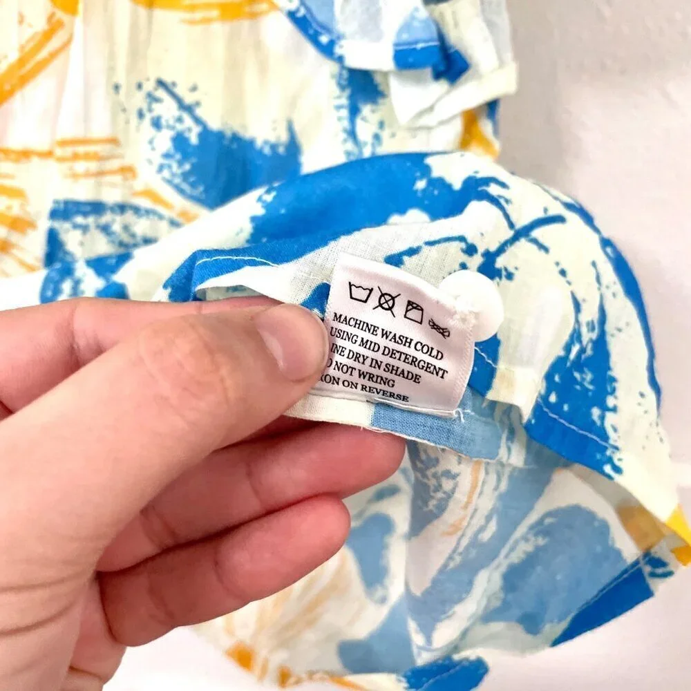 NWOT Elizabeth James The Label Val Top Sea Flower Size XS - Picture 5 of 6